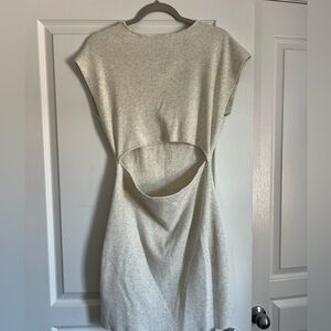 Wilfred Free Cut-Out Knit Mini Dress